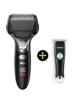 5 Blade Wet & Dry Electric Shaver & Mini Trimmer Combo